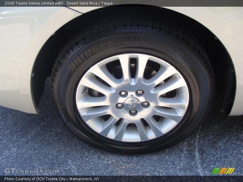 Desert Sand Mica / Taupe 2008 Toyota Sienna Limited AWD