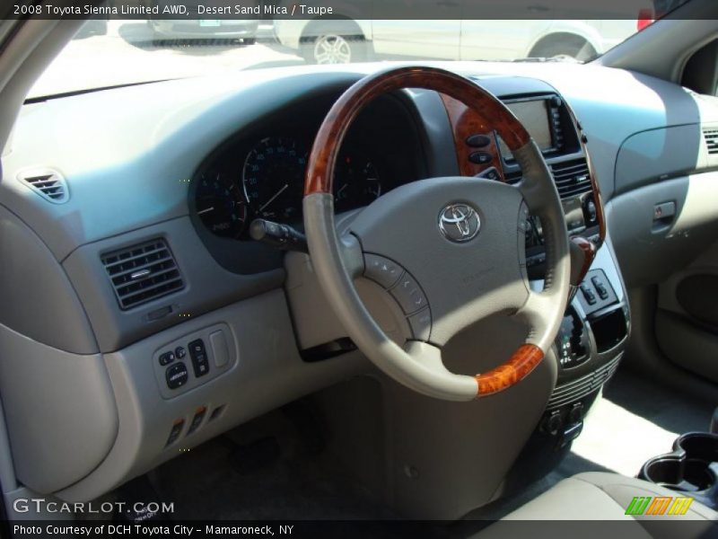 Desert Sand Mica / Taupe 2008 Toyota Sienna Limited AWD