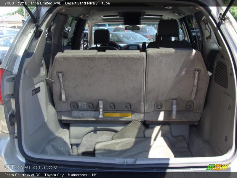 Desert Sand Mica / Taupe 2008 Toyota Sienna Limited AWD