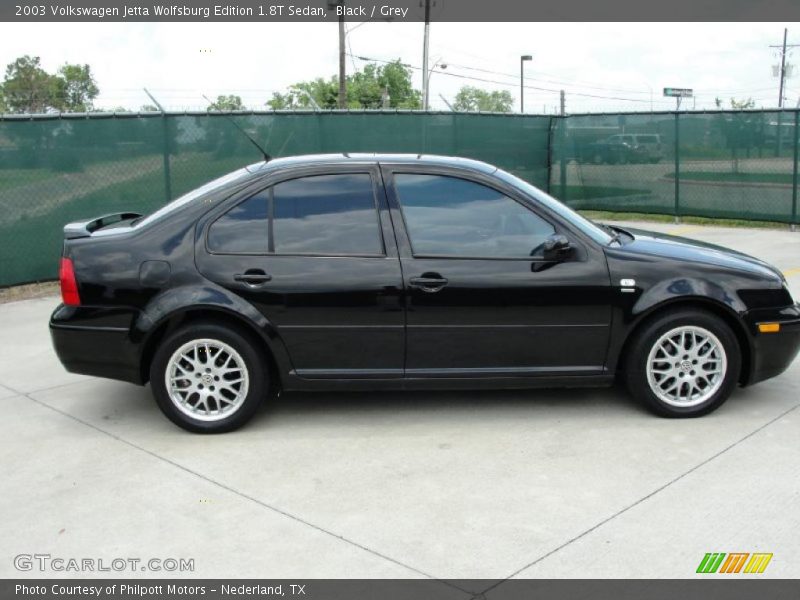 Black / Grey 2003 Volkswagen Jetta Wolfsburg Edition 1.8T Sedan