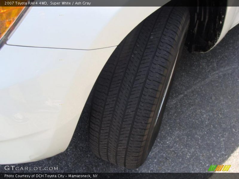 Super White / Ash Gray 2007 Toyota RAV4 4WD