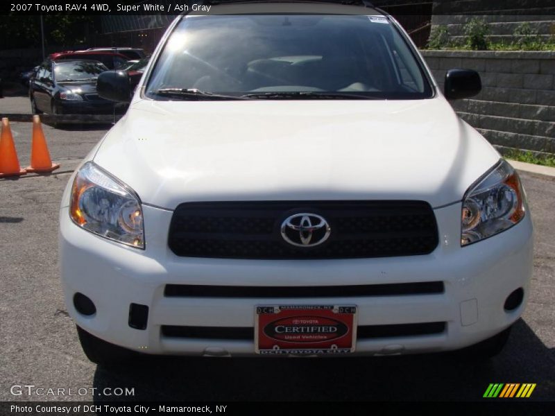 Super White / Ash Gray 2007 Toyota RAV4 4WD