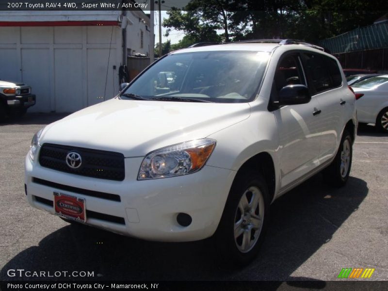 Super White / Ash Gray 2007 Toyota RAV4 4WD