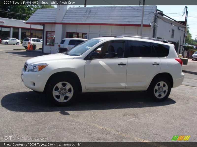 Super White / Ash Gray 2007 Toyota RAV4 4WD