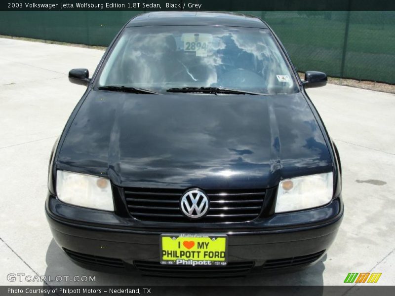 Black / Grey 2003 Volkswagen Jetta Wolfsburg Edition 1.8T Sedan
