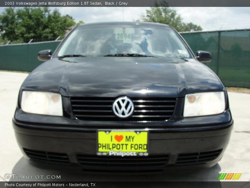 Black / Grey 2003 Volkswagen Jetta Wolfsburg Edition 1.8T Sedan