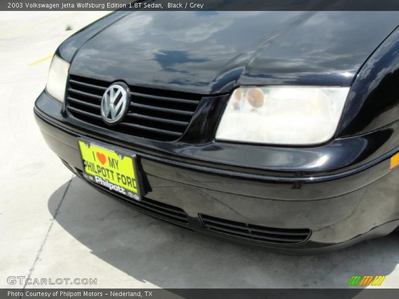 Black / Grey 2003 Volkswagen Jetta Wolfsburg Edition 1.8T Sedan