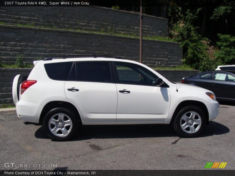 Super White / Ash Gray 2007 Toyota RAV4 4WD