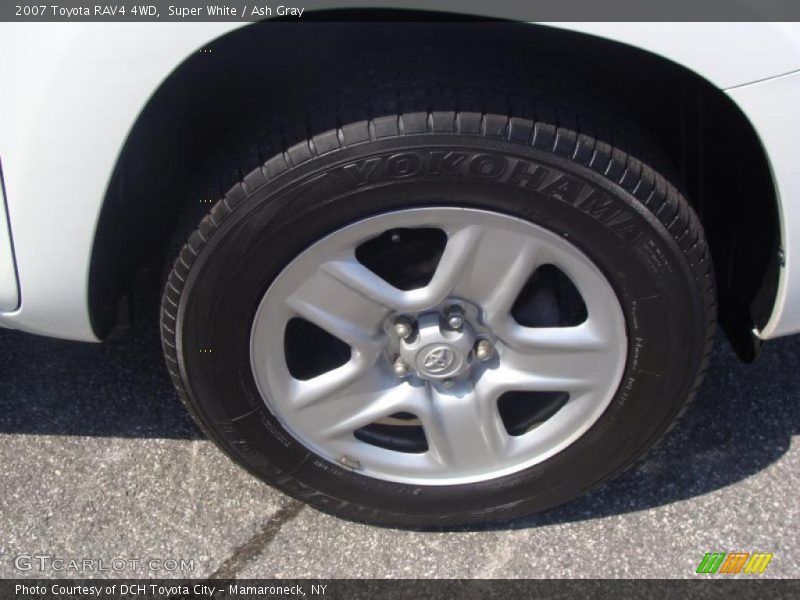 Super White / Ash Gray 2007 Toyota RAV4 4WD