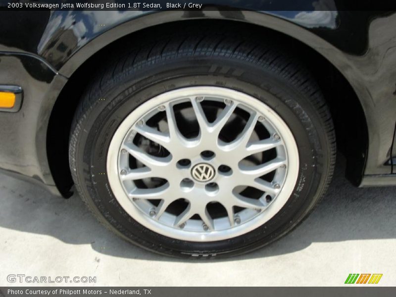 Black / Grey 2003 Volkswagen Jetta Wolfsburg Edition 1.8T Sedan