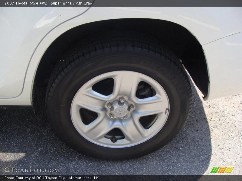 Super White / Ash Gray 2007 Toyota RAV4 4WD