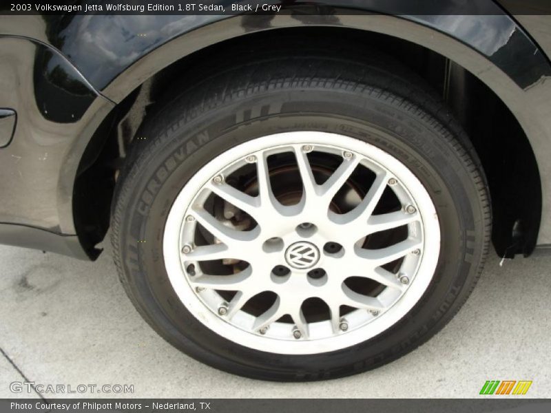 Black / Grey 2003 Volkswagen Jetta Wolfsburg Edition 1.8T Sedan