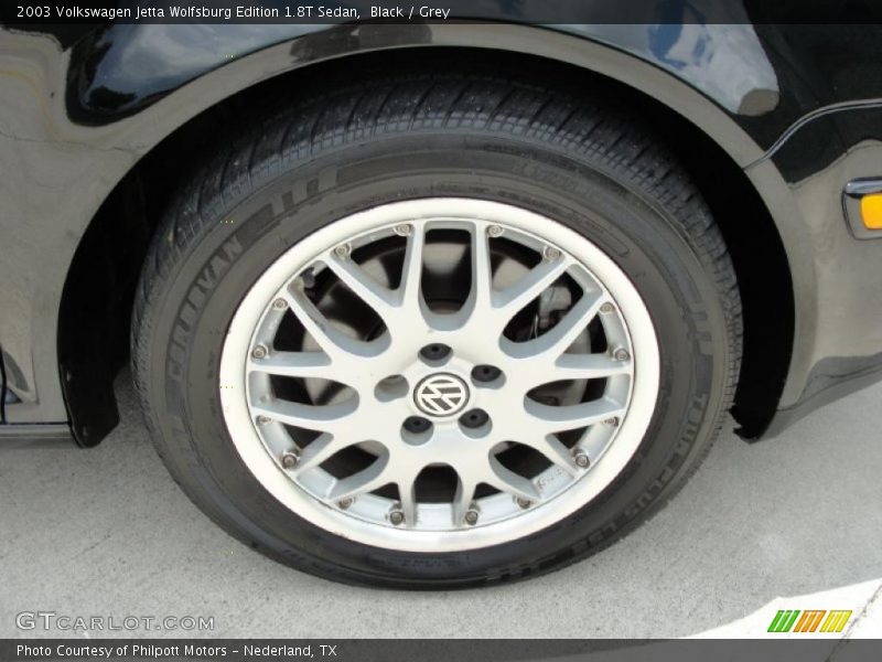 Black / Grey 2003 Volkswagen Jetta Wolfsburg Edition 1.8T Sedan
