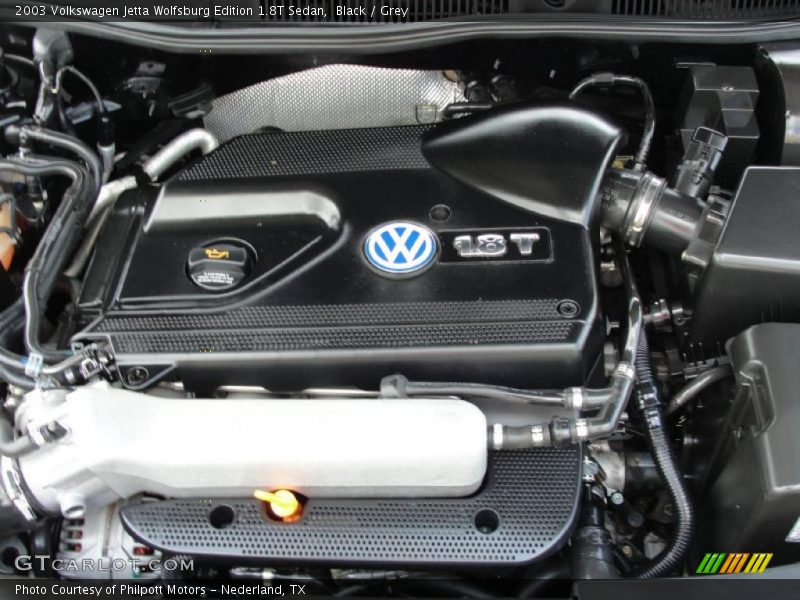 Black / Grey 2003 Volkswagen Jetta Wolfsburg Edition 1.8T Sedan