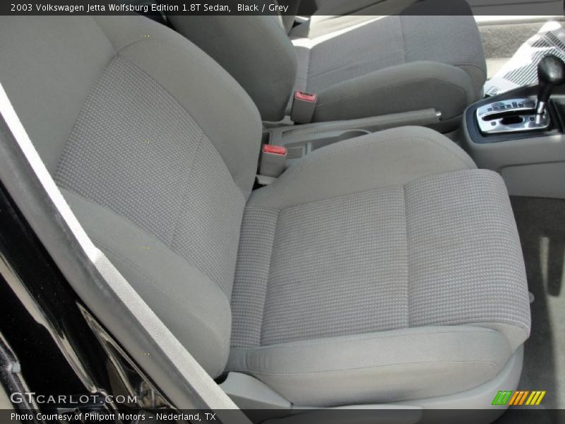 Black / Grey 2003 Volkswagen Jetta Wolfsburg Edition 1.8T Sedan