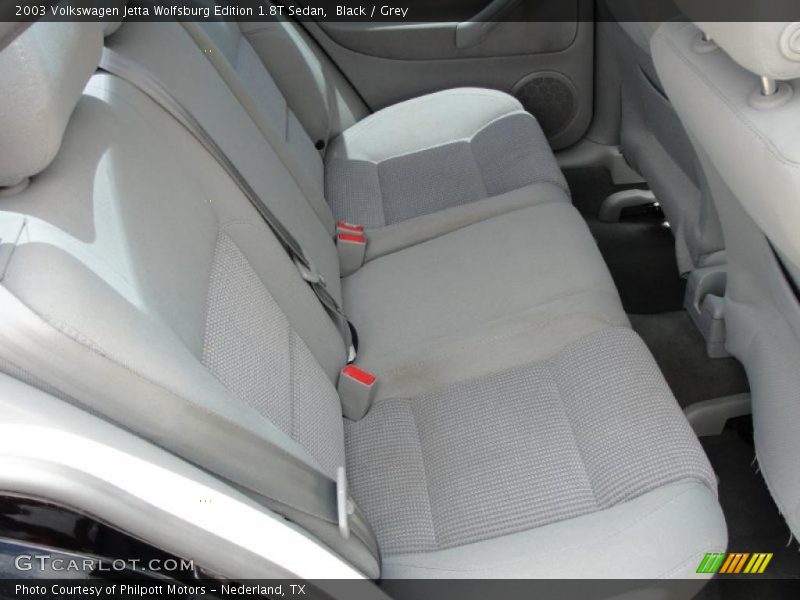 Black / Grey 2003 Volkswagen Jetta Wolfsburg Edition 1.8T Sedan