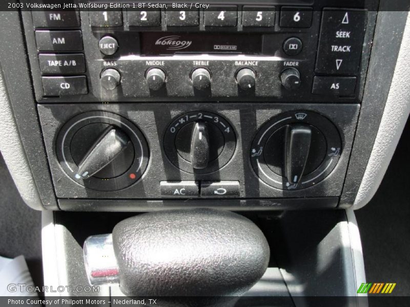 Black / Grey 2003 Volkswagen Jetta Wolfsburg Edition 1.8T Sedan