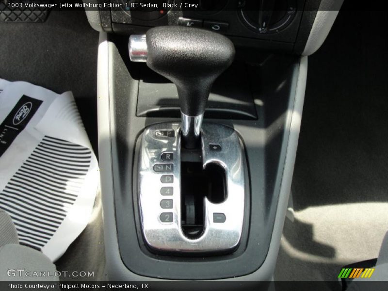 Black / Grey 2003 Volkswagen Jetta Wolfsburg Edition 1.8T Sedan