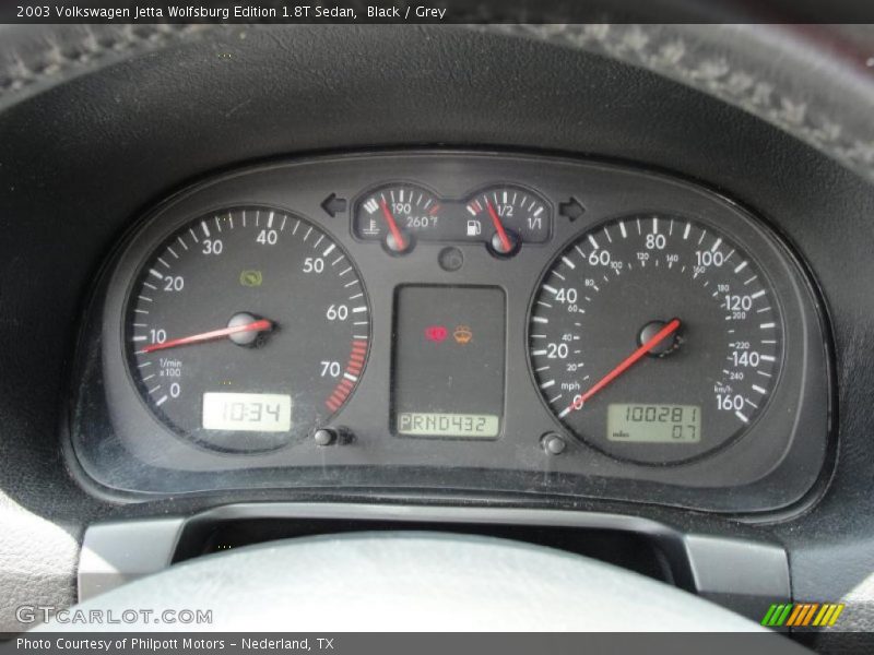 Black / Grey 2003 Volkswagen Jetta Wolfsburg Edition 1.8T Sedan