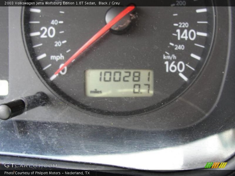 Black / Grey 2003 Volkswagen Jetta Wolfsburg Edition 1.8T Sedan