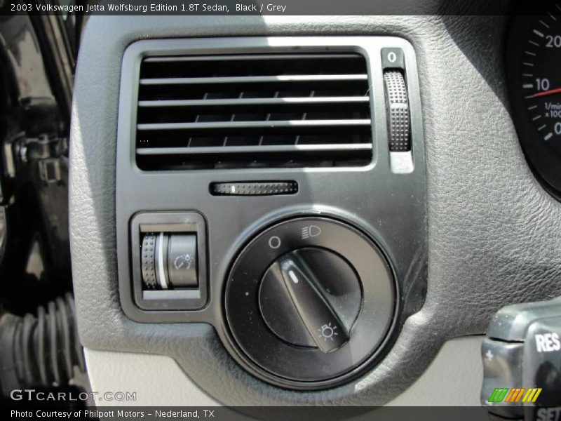 Black / Grey 2003 Volkswagen Jetta Wolfsburg Edition 1.8T Sedan