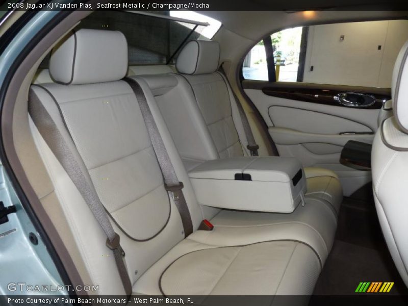 Seafrost Metallic / Champagne/Mocha 2008 Jaguar XJ Vanden Plas