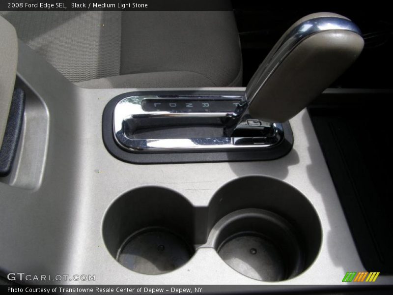 Black / Medium Light Stone 2008 Ford Edge SEL