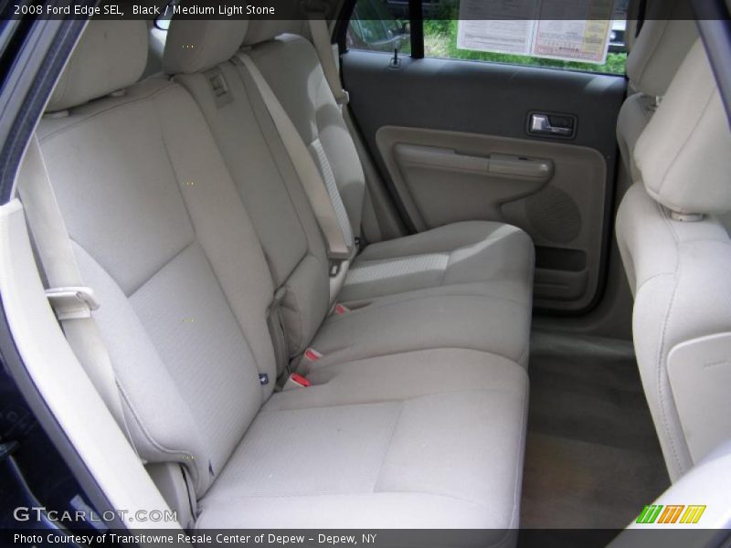 Black / Medium Light Stone 2008 Ford Edge SEL