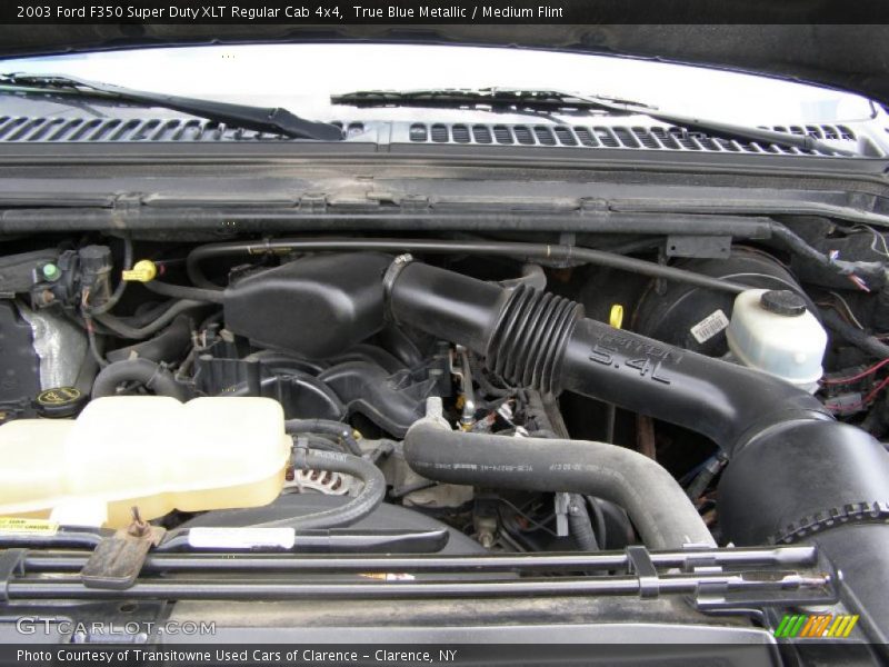 True Blue Metallic / Medium Flint 2003 Ford F350 Super Duty XLT Regular Cab 4x4