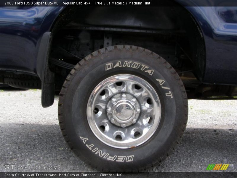 True Blue Metallic / Medium Flint 2003 Ford F350 Super Duty XLT Regular Cab 4x4