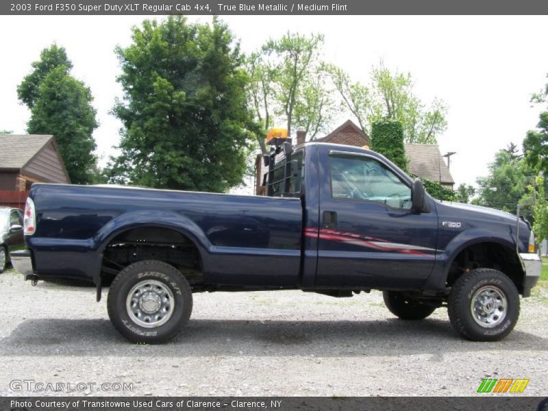 True Blue Metallic / Medium Flint 2003 Ford F350 Super Duty XLT Regular Cab 4x4