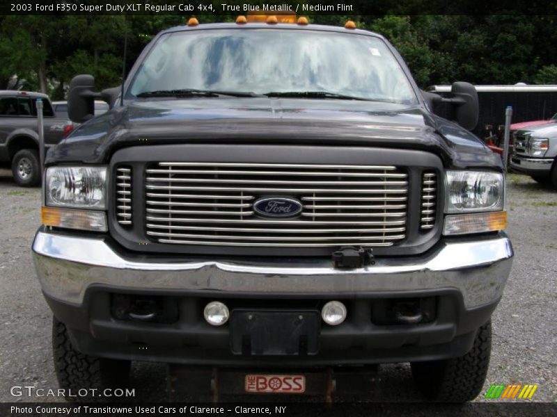 True Blue Metallic / Medium Flint 2003 Ford F350 Super Duty XLT Regular Cab 4x4