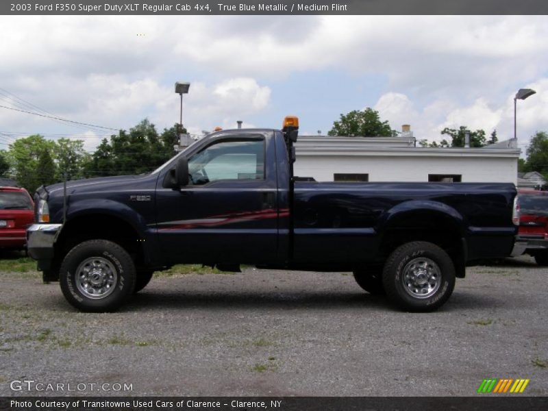 True Blue Metallic / Medium Flint 2003 Ford F350 Super Duty XLT Regular Cab 4x4