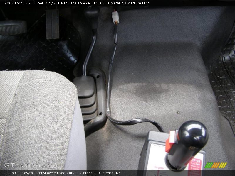 True Blue Metallic / Medium Flint 2003 Ford F350 Super Duty XLT Regular Cab 4x4