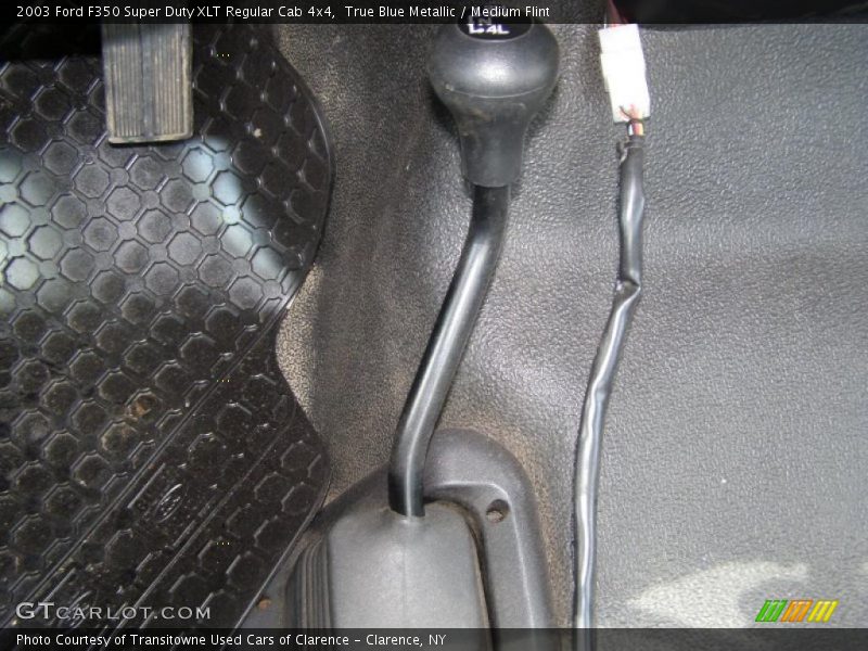 True Blue Metallic / Medium Flint 2003 Ford F350 Super Duty XLT Regular Cab 4x4