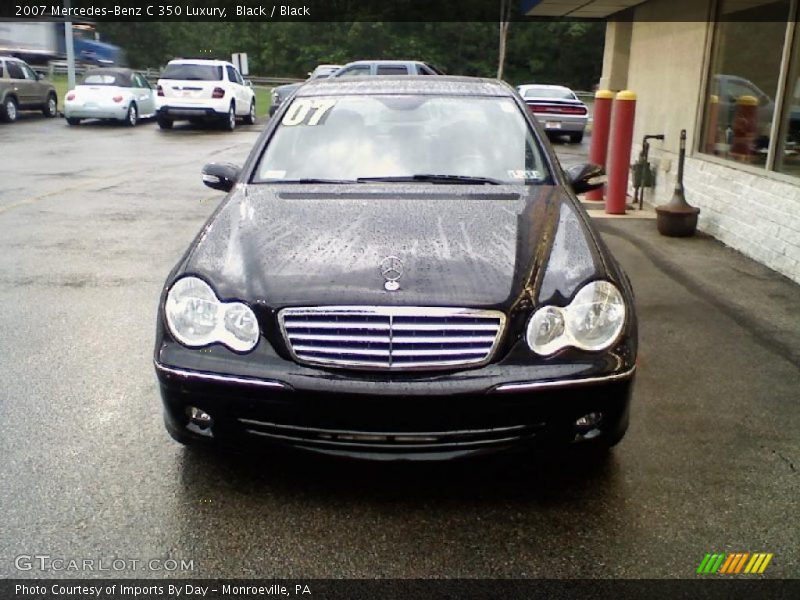 Black / Black 2007 Mercedes-Benz C 350 Luxury