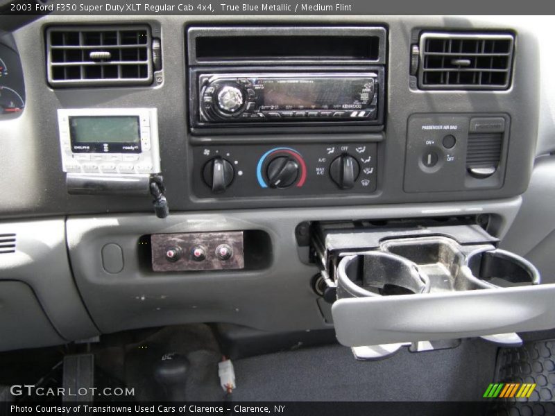 True Blue Metallic / Medium Flint 2003 Ford F350 Super Duty XLT Regular Cab 4x4