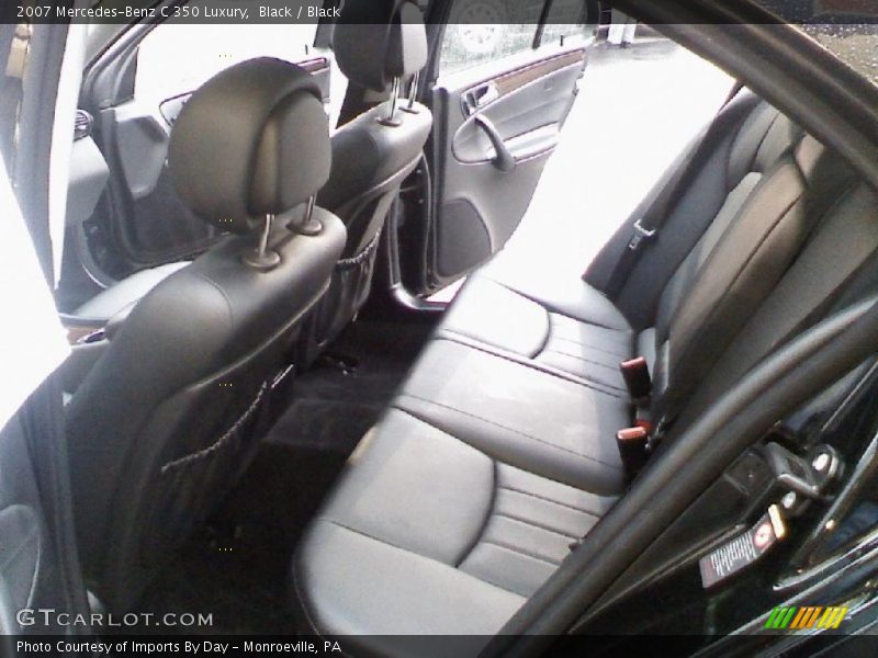 Black / Black 2007 Mercedes-Benz C 350 Luxury