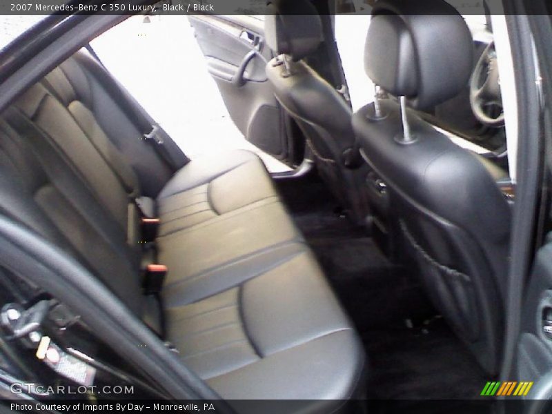 Black / Black 2007 Mercedes-Benz C 350 Luxury