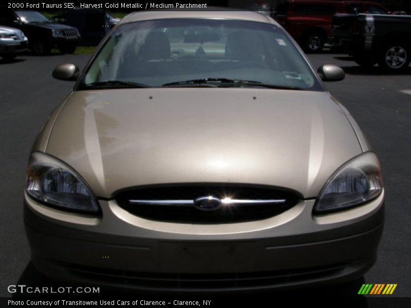 Harvest Gold Metallic / Medium Parchment 2000 Ford Taurus SES