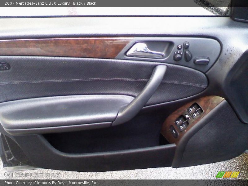 Black / Black 2007 Mercedes-Benz C 350 Luxury
