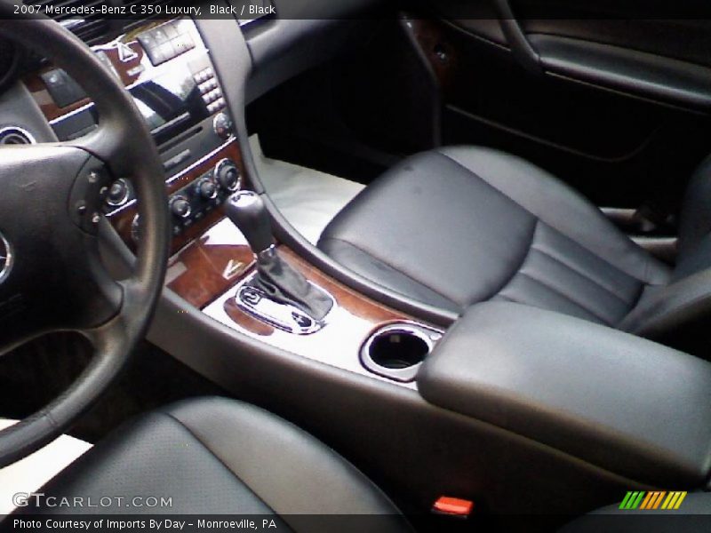 Black / Black 2007 Mercedes-Benz C 350 Luxury