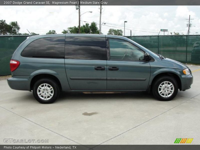 Magnesium Pearl / Medium Slate Gray 2007 Dodge Grand Caravan SE