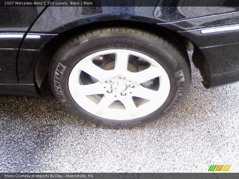 Black / Black 2007 Mercedes-Benz C 350 Luxury
