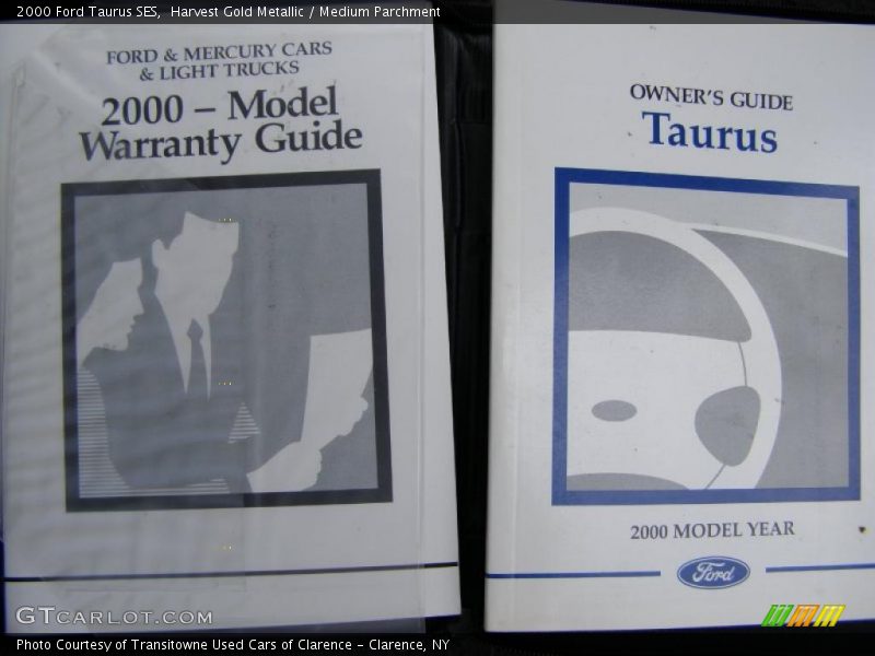 Harvest Gold Metallic / Medium Parchment 2000 Ford Taurus SES