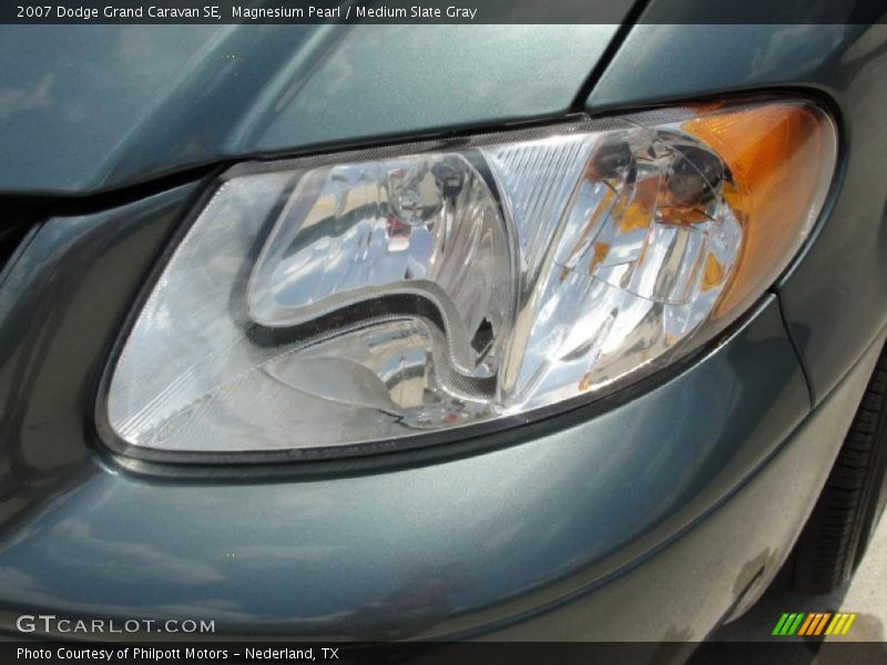 Magnesium Pearl / Medium Slate Gray 2007 Dodge Grand Caravan SE