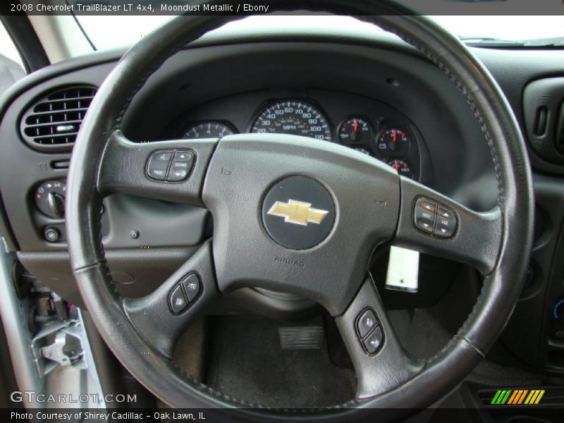 Moondust Metallic / Ebony 2008 Chevrolet TrailBlazer LT 4x4
