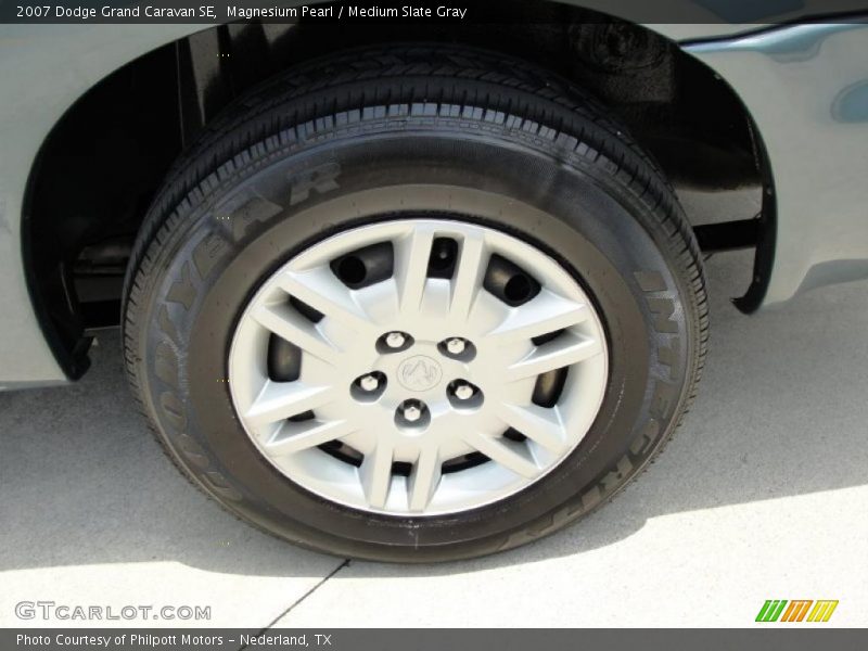 Magnesium Pearl / Medium Slate Gray 2007 Dodge Grand Caravan SE