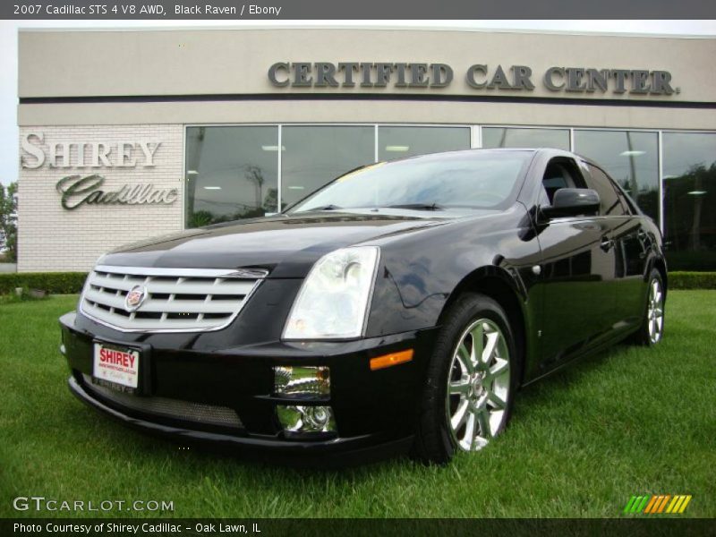 Black Raven / Ebony 2007 Cadillac STS 4 V8 AWD