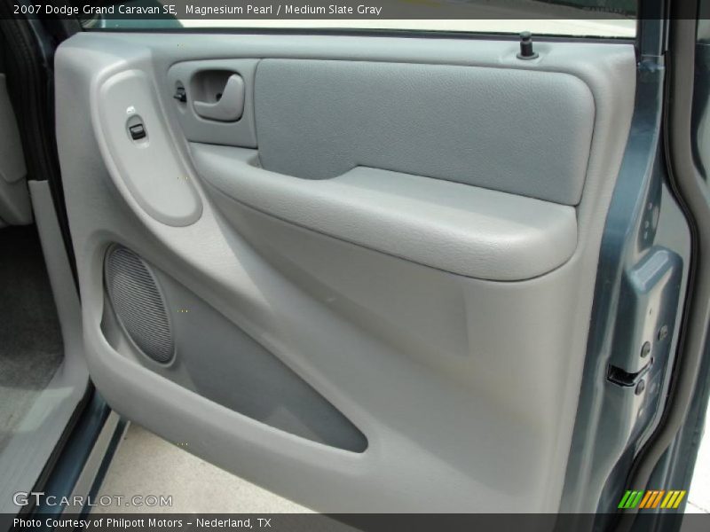 Magnesium Pearl / Medium Slate Gray 2007 Dodge Grand Caravan SE